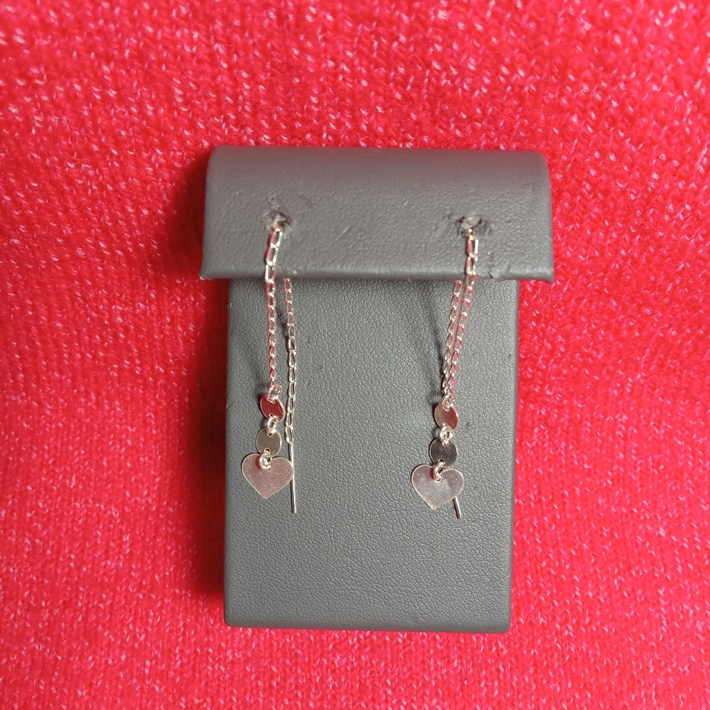 Jewelry sterling 925 Hot Earrings Hook Fashion Drop Sterling Women's Long Dangle